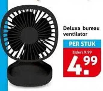 Deluxa bureau ventilator
