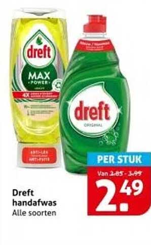 Dreft handafwas Alle soorten