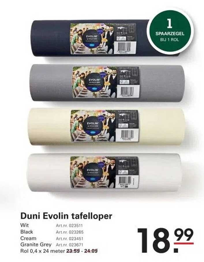 Duni Evolin tafelloper