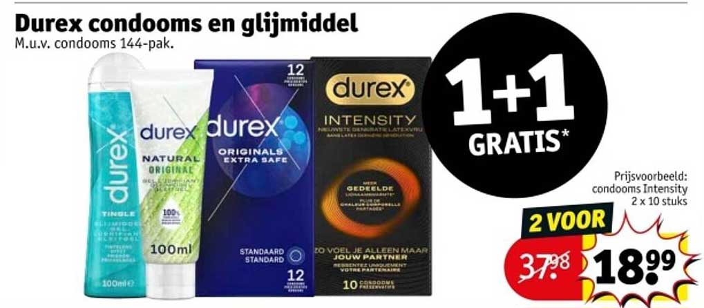 Durex condooms en glijmiddel