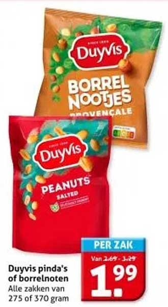 Duyvis pinda's of borrelnoten