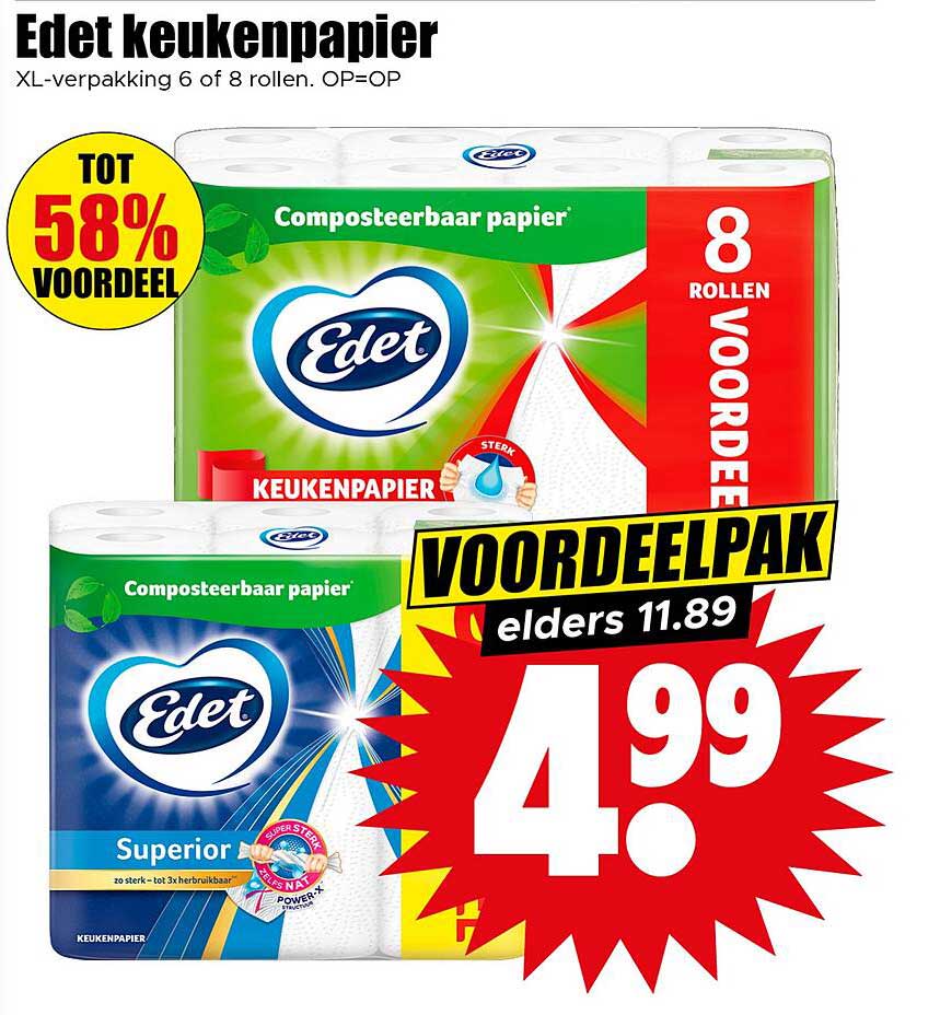 Edet keukenpapier