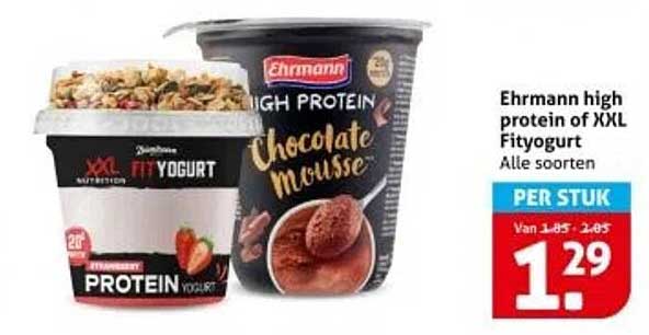 Ehrmann high protein of XXL Fityogurt Alle soorten