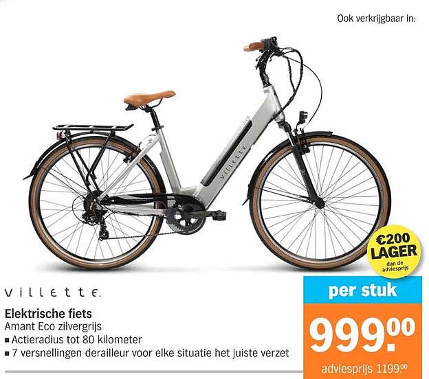 Elektrische fiets Amant Eco zilvergrijs