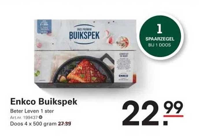 Enkco Buikspek Beter Leven 1 ster