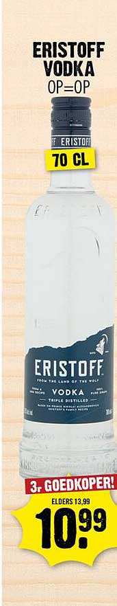 ERISTOFF VODKA 70 CL