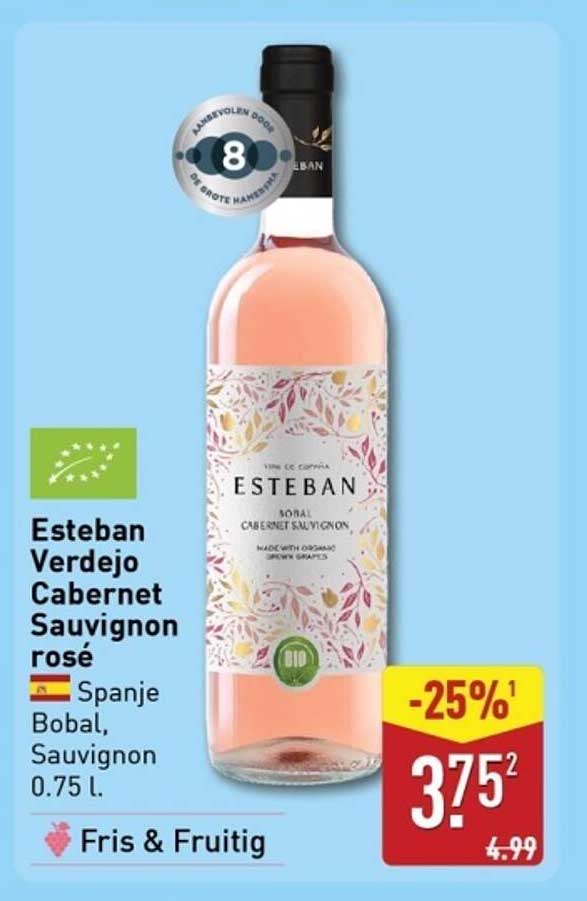 Esteban Verdejo Cabernet Sauvignon rosé 0.75 l
