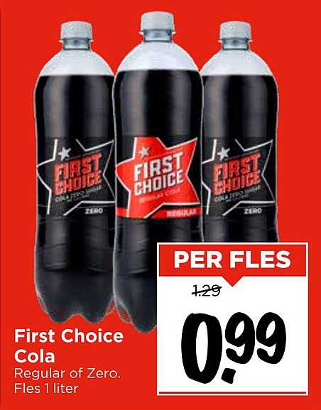 First Choice Cola 1 liter