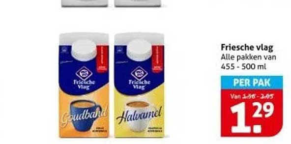 Friesche vlag Alle pakken van 455 - 500 ml