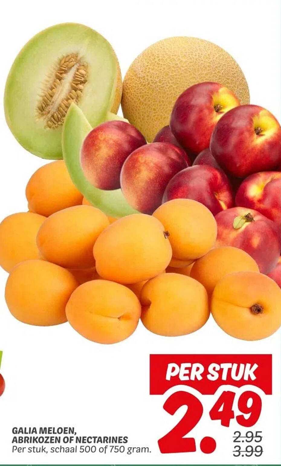 GALIA MELOEN, ABRIKOZEN OF NECTARINES