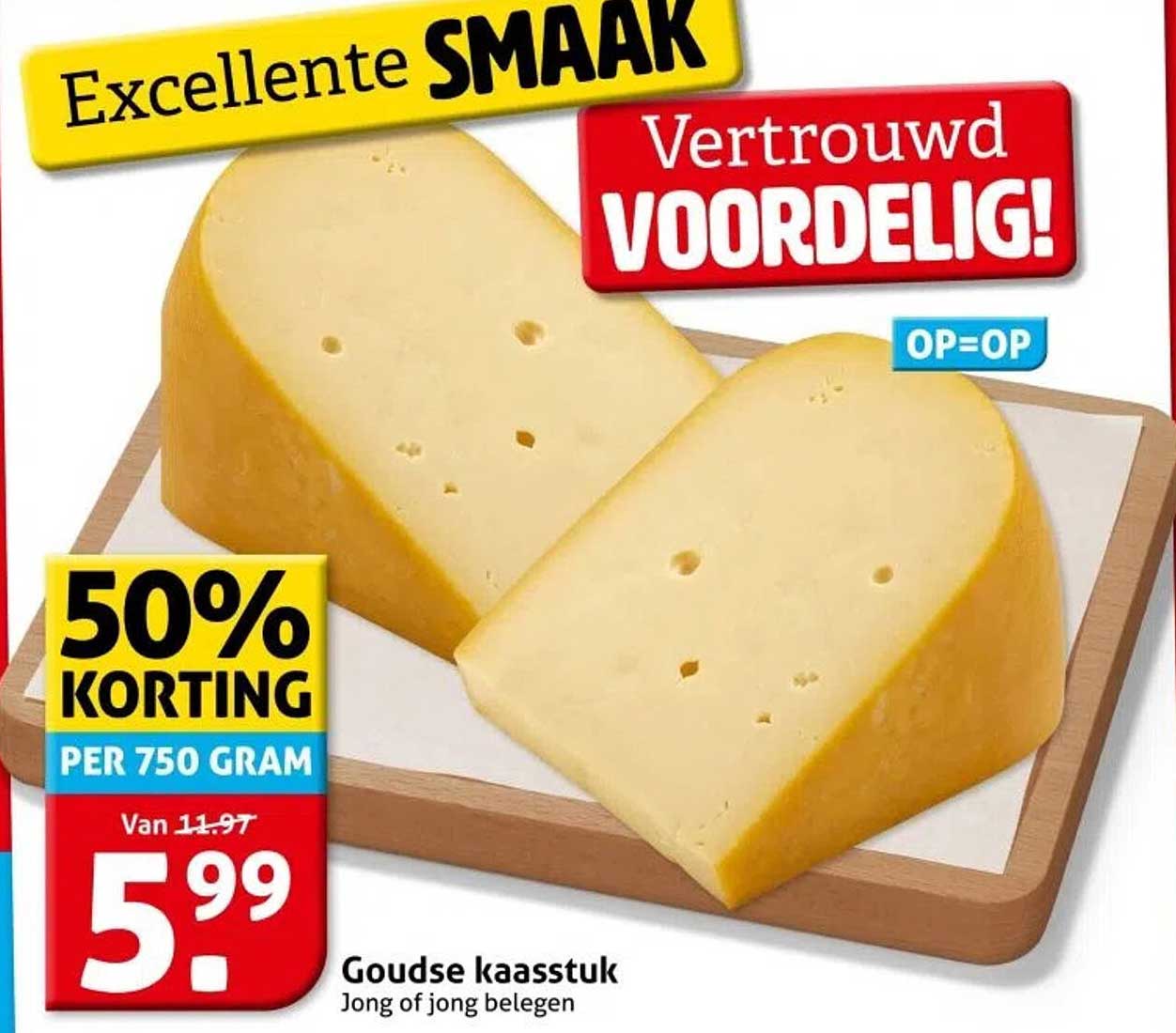 Goudse kaasstuk Jong of jong belegen