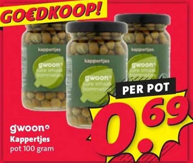 gwoon® Kappertjes pot 100 gram