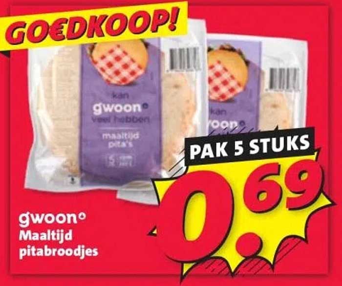 gwoon® Maaltijd pitabroodjes