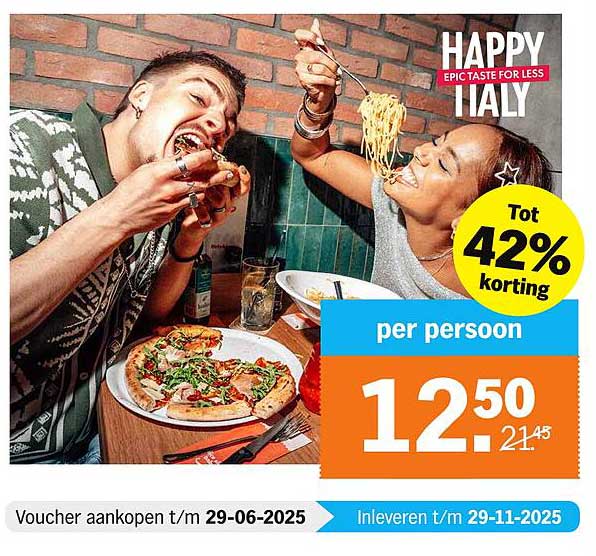 Happy Italy - Tot 42% korting