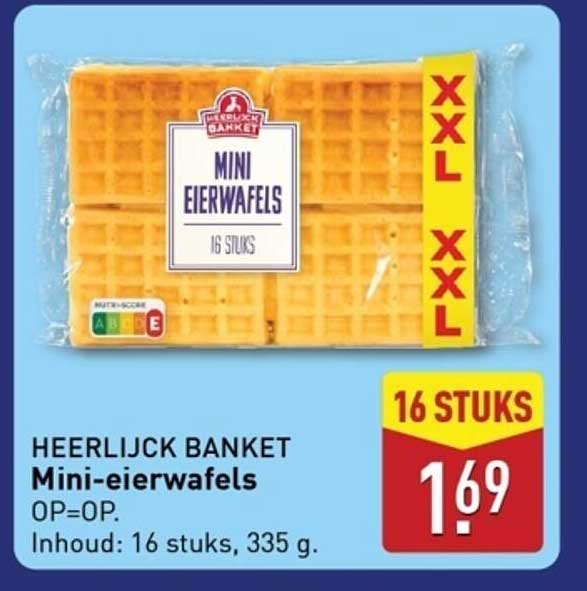 Heerlijk Banket Mini-eierwafels