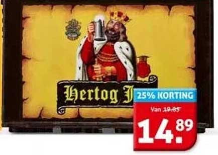 Hertog Jan 25% korting