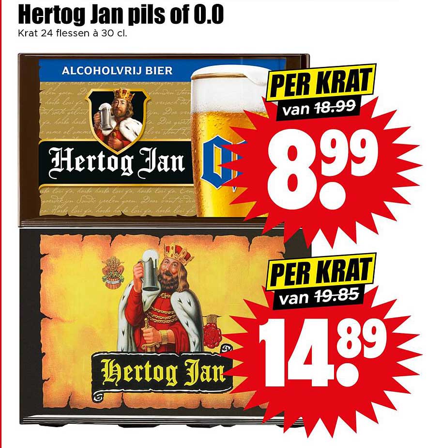 Hertog Jan pils of 0.0