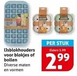 IJsblochouders voor blokjes of bollen