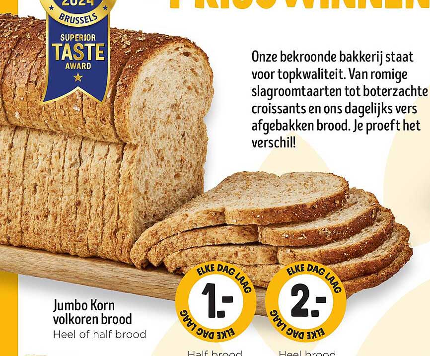 Jumbo Korn volkoren brood