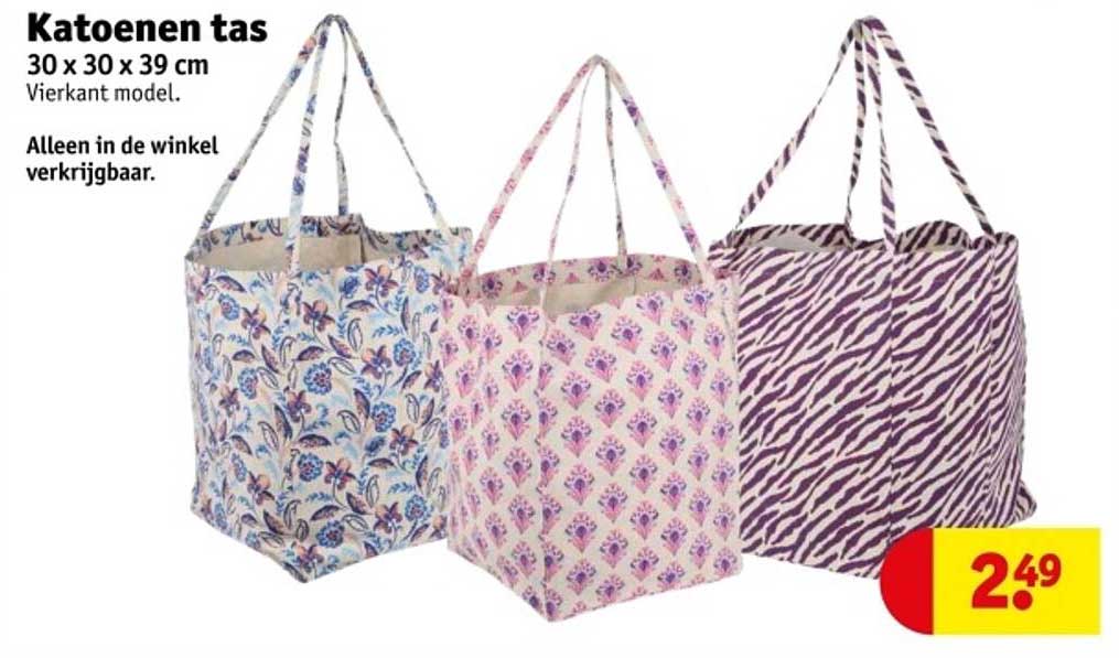 Katoenen tas