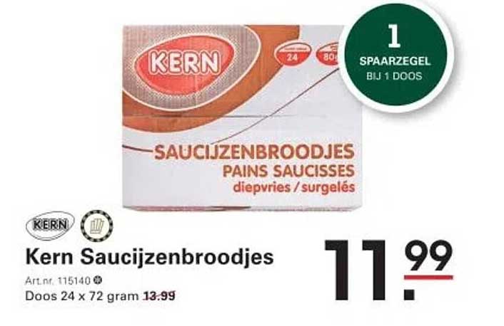 Kern Saucijzenbroodjes