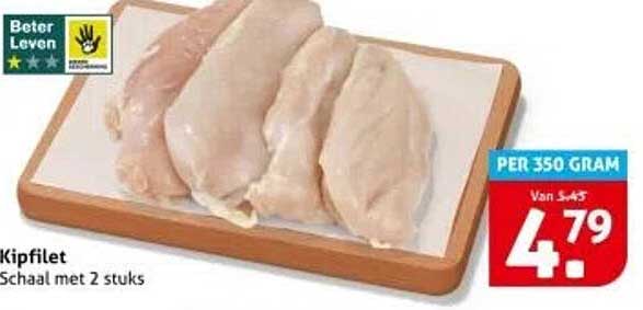Kipfilet Schaal met 2 stuks