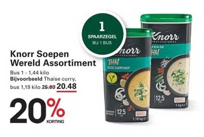 Knorr Soepen Wereld Assortiment