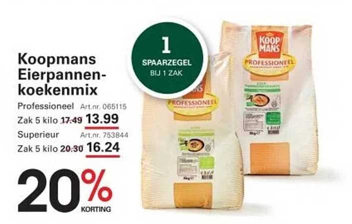 Koopmans Eierpannenkoekenmix