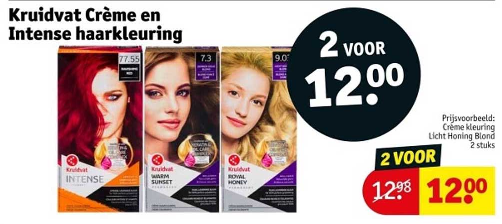 Kruidvat Crème en Intense haarkleuring