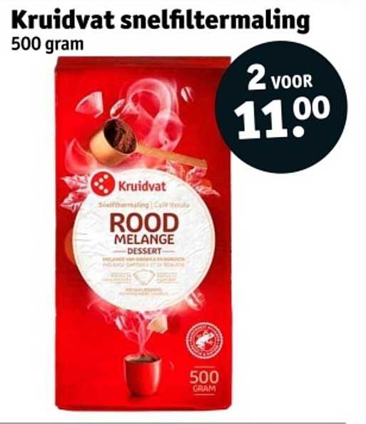 Kruidvat snelfiltermaling 500 gram