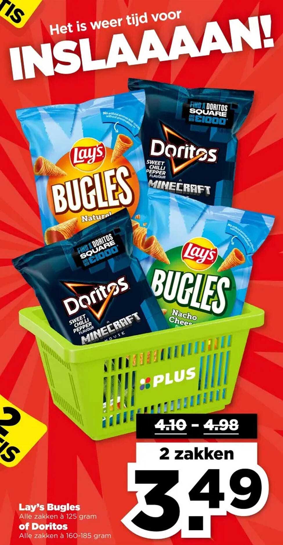 Lay's Bugles en Doritos