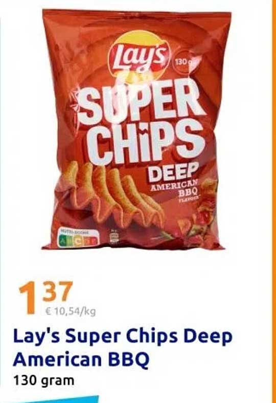 Lay's Super Chips Deep American BBQ