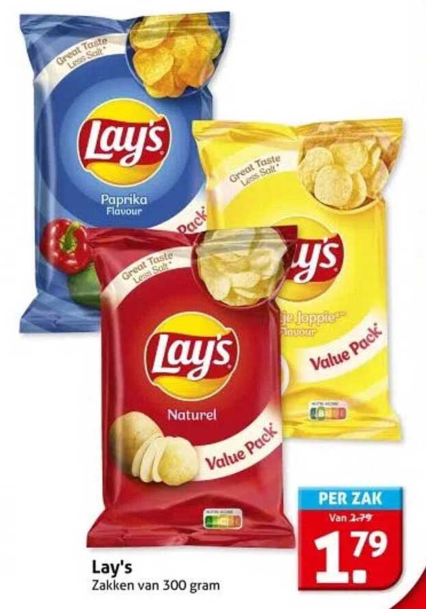 Lay's Zakken van 300 gram