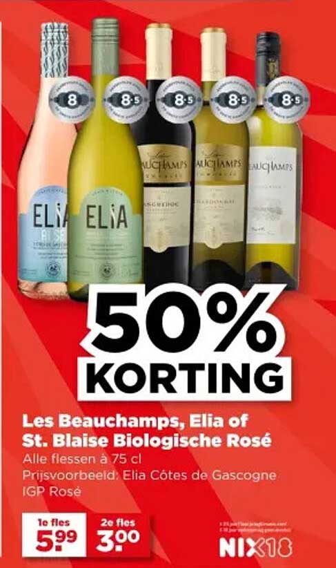 Les Beauchamps, Elia of St. Blaise Biologische Rosé