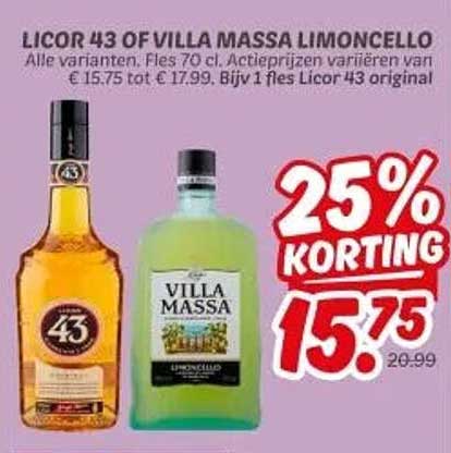 LICOR 43 OF VILLA MASSA LIMONCELLO