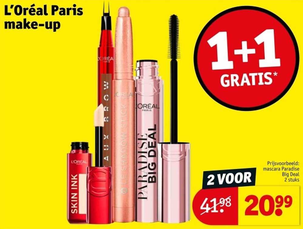 L’Oréal Paris make-up 1+1 GRATIS