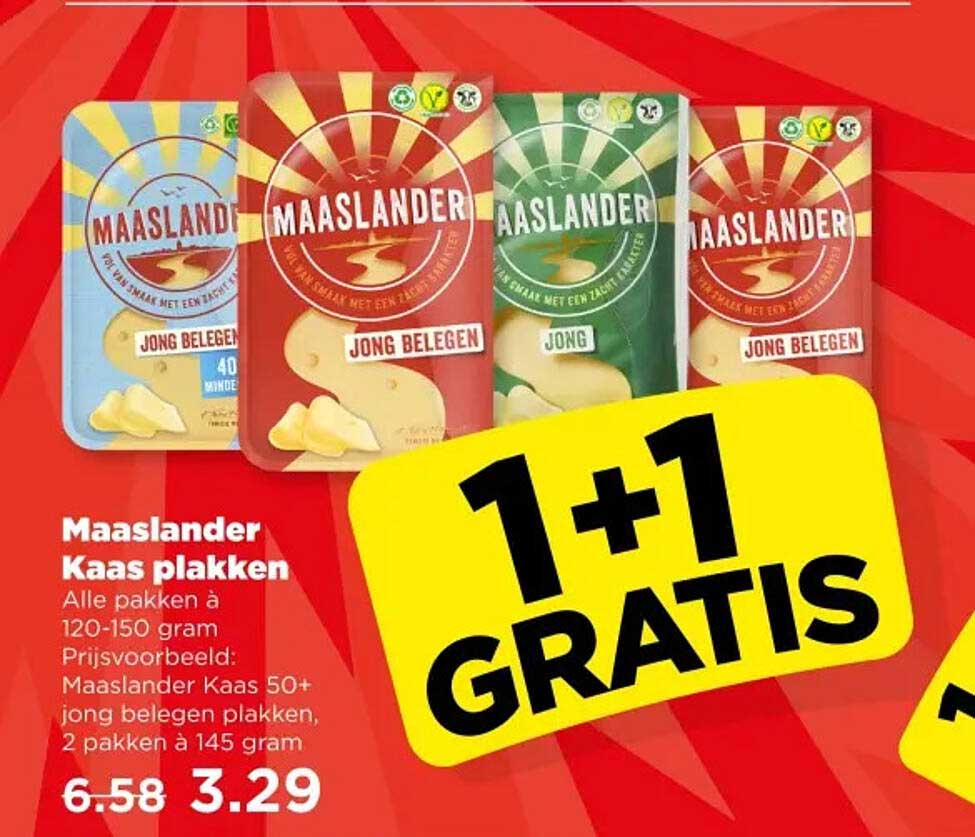 Maaslander Kaas plakken
