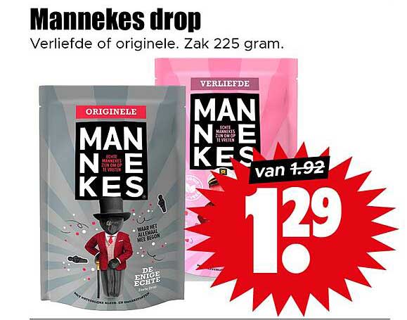 Mannekes drop