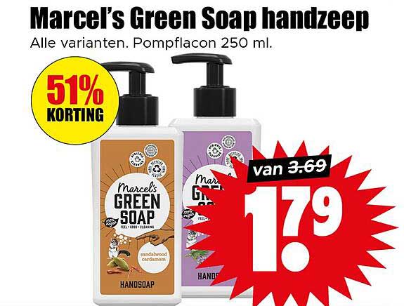 Marcel's Green Soap handzeep