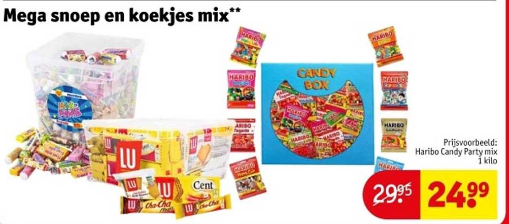 Mega snoep en koeken mix**