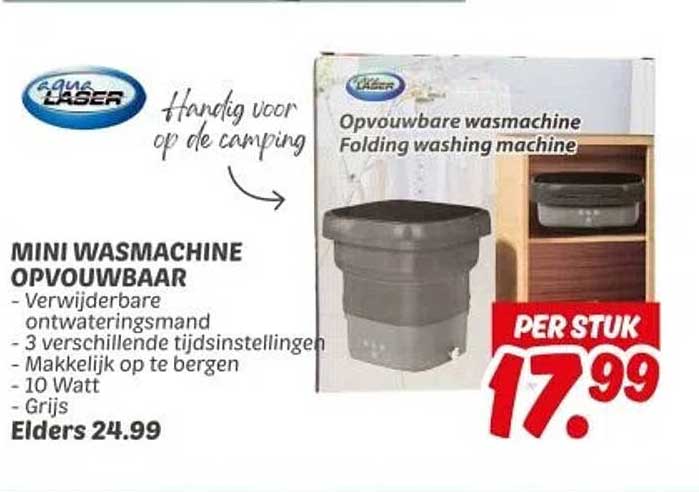 MINI WASMACHTINE OPVOUWBAAR
