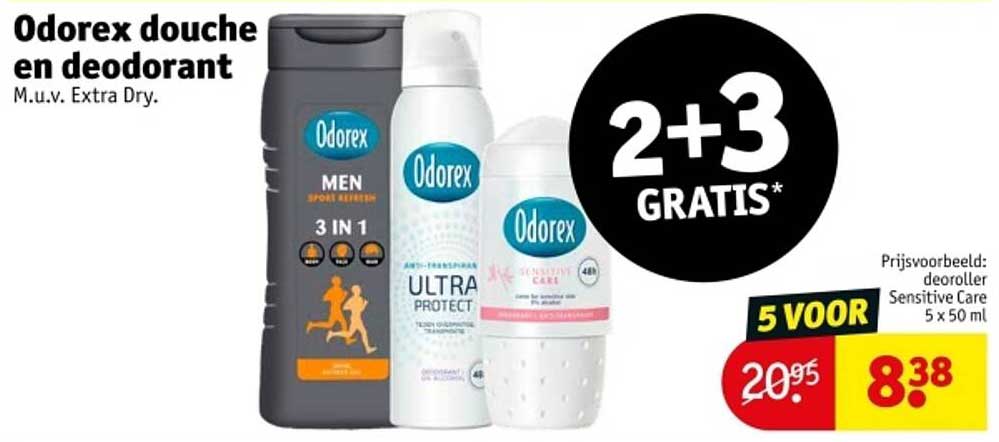 Odorex douche en deodorant M.u.v. Extra Dry