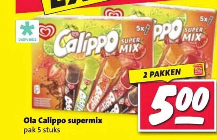 Ola Calippo supermix pak 5 stuks