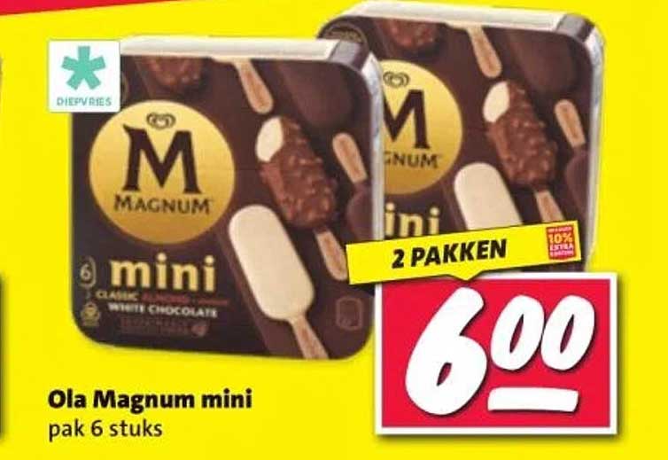 Ola Magnum mini pak 6 stuks