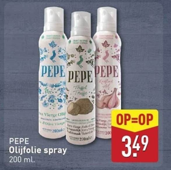 PEPE Olieflolie spray 200 ml.