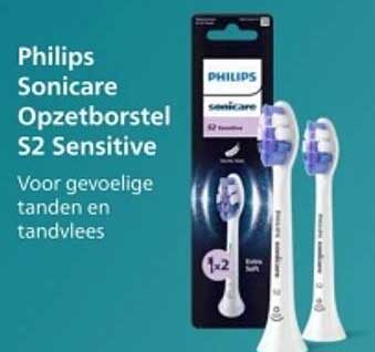 Philips Sonicare Opzetborstel S2 Sensitive