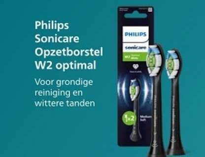Philips Sonicare Opzetborstel W2 optimal