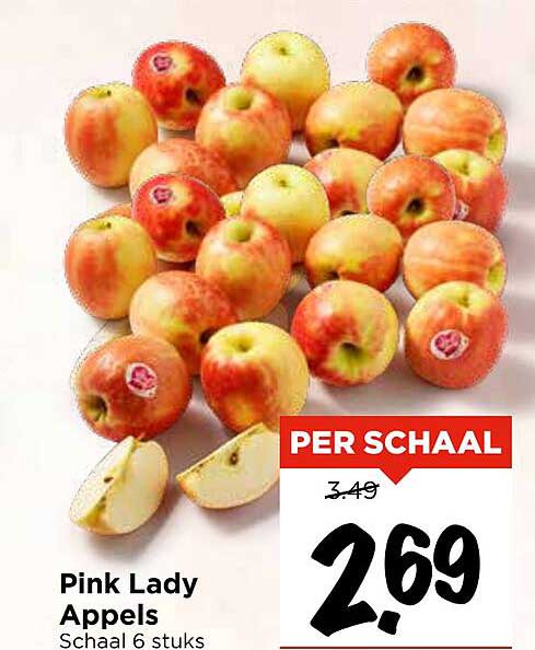 Pink Lady Appels - Schaaltje 6 stuks
