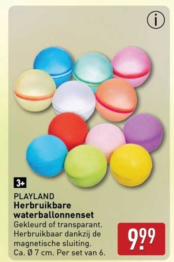 PLAYLAND Herbruikbare waterballonnenet