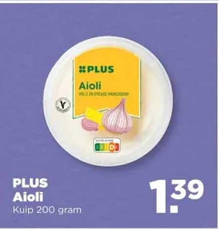 PLUS Aioli Kuip 200 gram